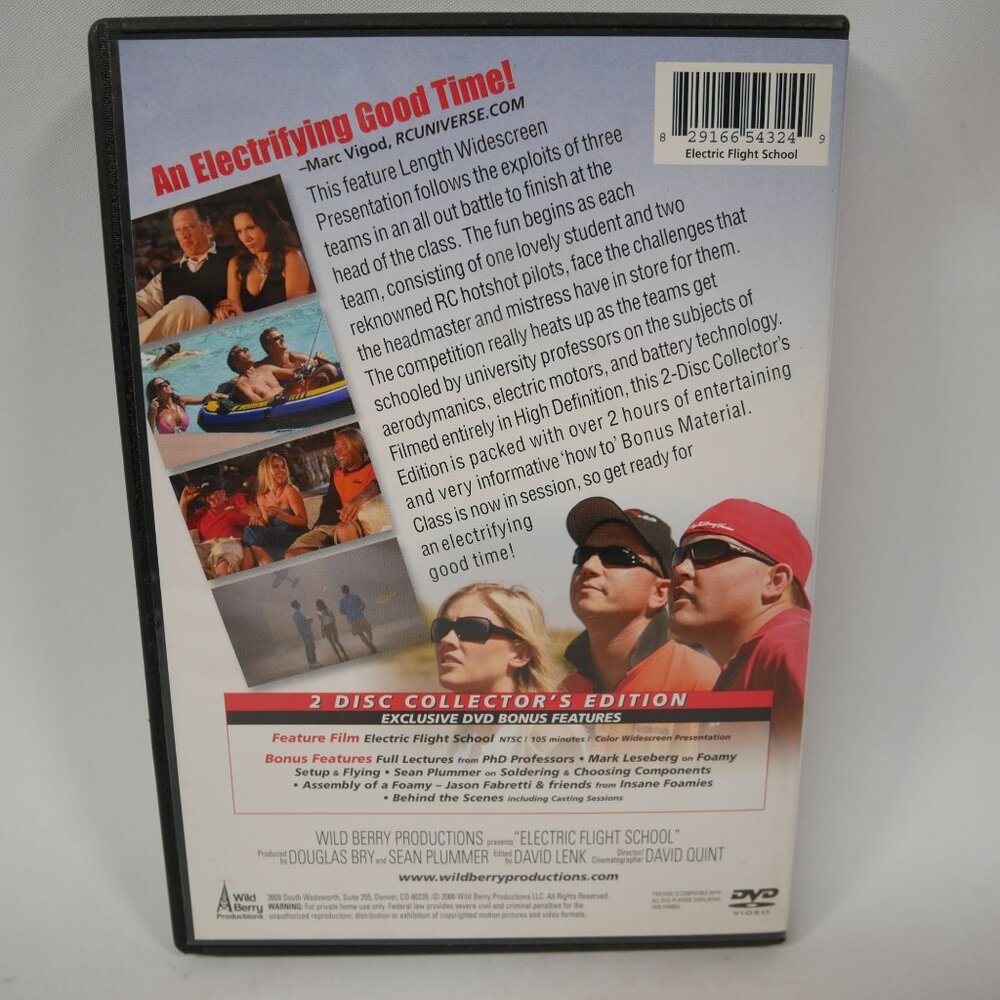 AMA Wright Brothers & Electric Flight School 2-DVD Collectors Edition - TESTED - Picture 4 of 4